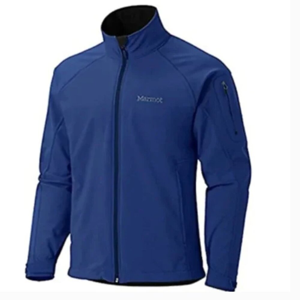 Marmot Men's Softshell Jacket in Royal Blue | Size Small